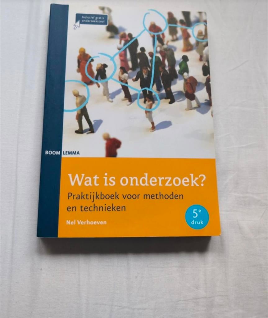 Wat is onderzoek? Praktijkboek methoden en technieken, Gelezen, Nel Verhoeven, Gamma, HBO