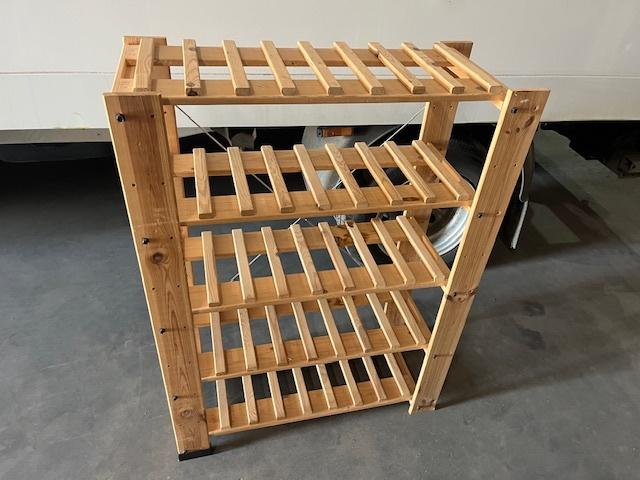 kleine houten stelling te koop, Huis en Inrichting, Kasten | Stellingkasten, Ophalen, Gebruikt