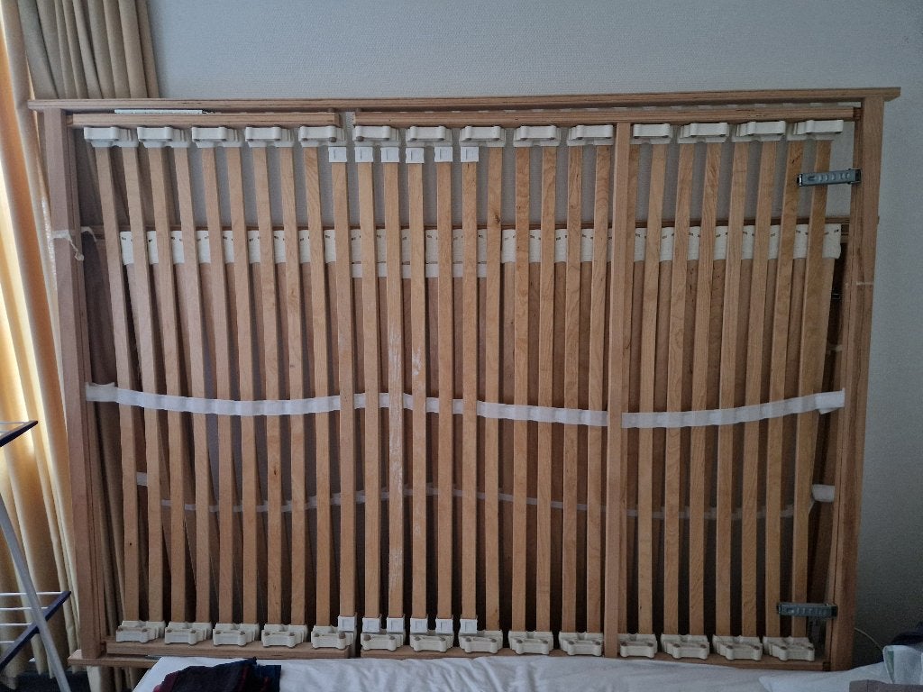 Twee Lattenbodems (140 * 200), Ophalen, Gebruikt, Tweepersoons, 140 cm