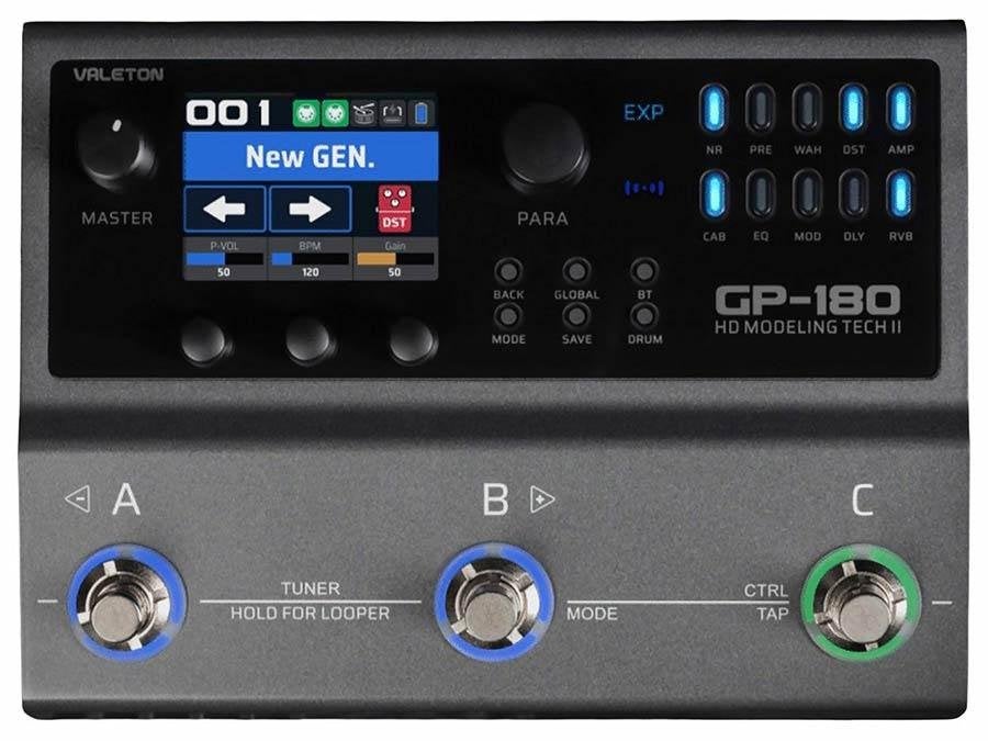 Valeton GP-180 Multi-Effects Processor - NAM & IR Loader, ., Overige typen, Nieuw, Ophalen of Verzenden