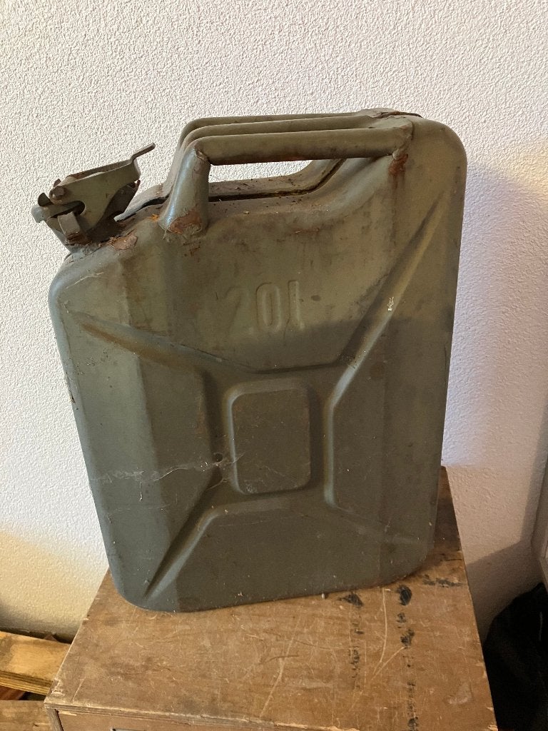 jerrycan 20 ltr, Ophalen