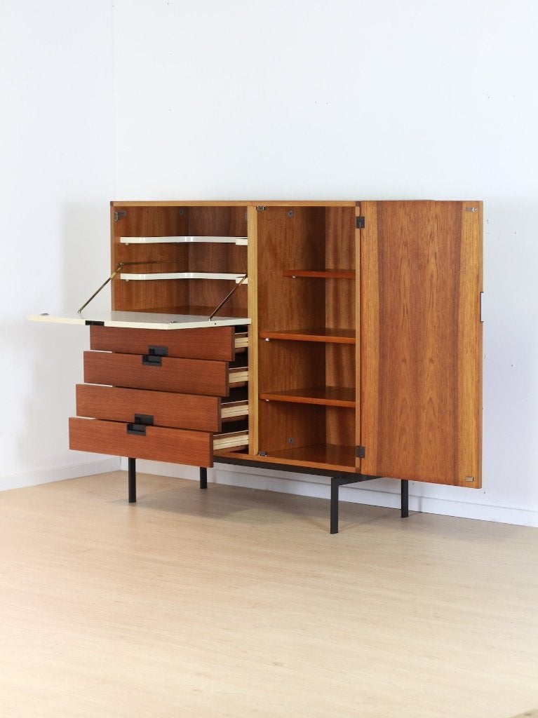vintage Kast model CU01 – Cees Braakman, Pastoe, Huis en Inrichting, Kasten | Dressoirs, Ophalen, Gebruikt, Vintage, 50 tot 100 cm