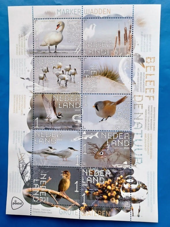 NVPH V4075-4084 Beleef de Natuur Marker Wadden - 2023, Verzenden, Na 1940, Postfris