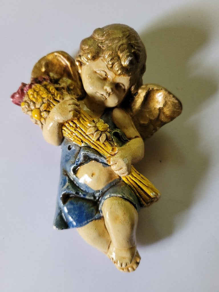 Oude ENGEL / Engeltje van gips, Verzenden