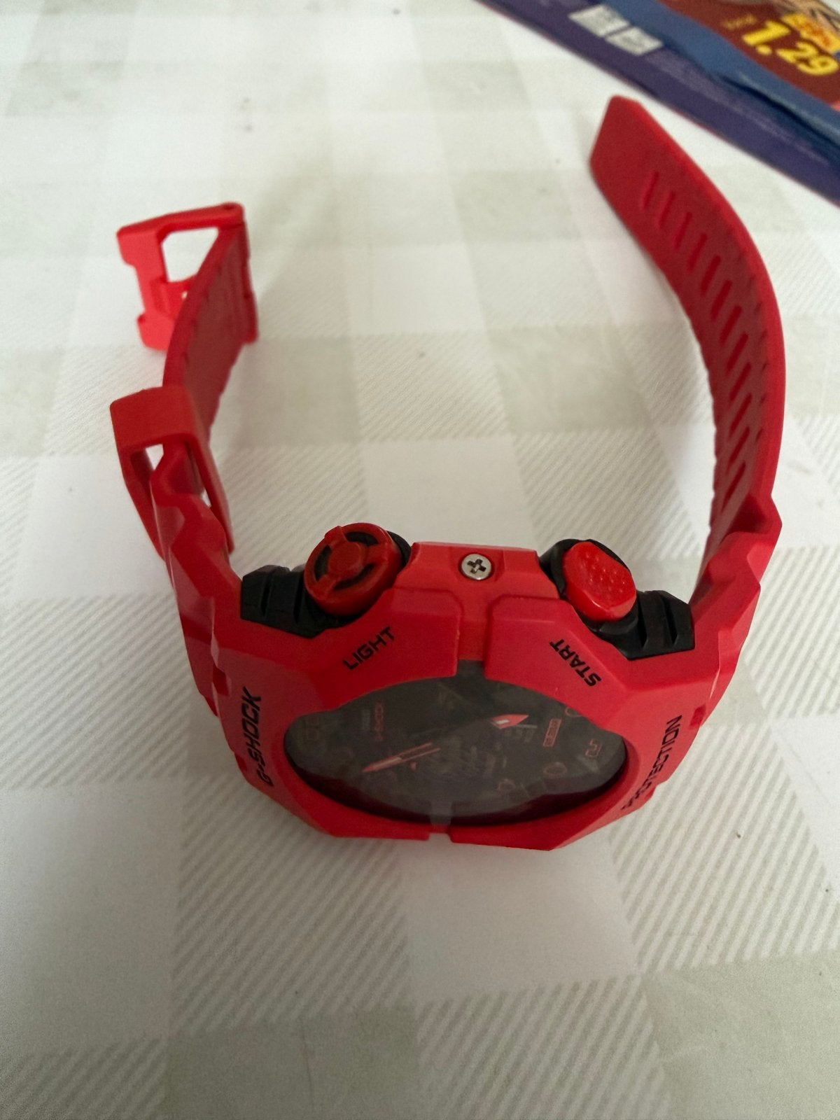 Casio G-Shock GA-B001 Rood Herenhorloge, Casio, Kunststof, Polshorloge, Ophalen of Verzenden