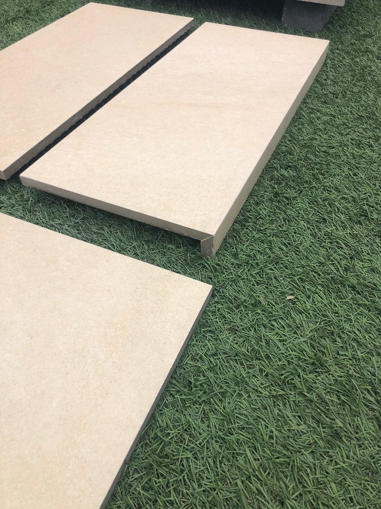 zwembadranden beige zwembadrand met tegels 80x80x2 cm, Tuin en Terras, Zwembad-toebehoren, Ophalen of Verzenden, Nieuw, Overige typen