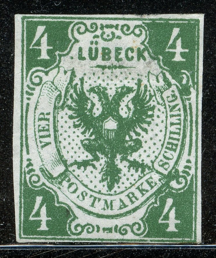 Duitse Staaten - Lubeck 5 ongebruikt, Ophalen of Verzenden, Overige periodes, Postfris