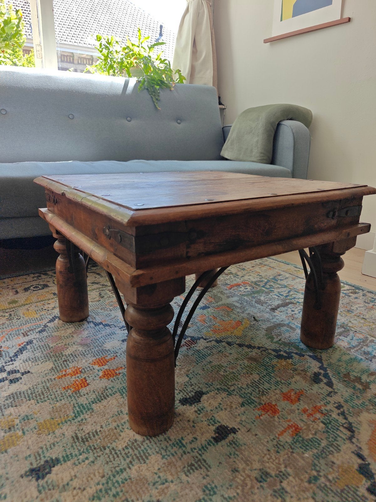 houten salontafel 60x60x40, Ophalen