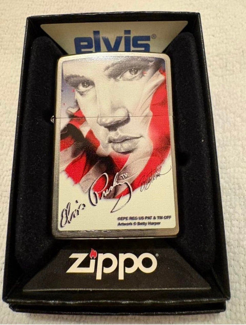 ZIPPO, ELVIS PRESLEY - BETTY HARPER., Ophalen of Verzenden, Nieuw, Aansteker