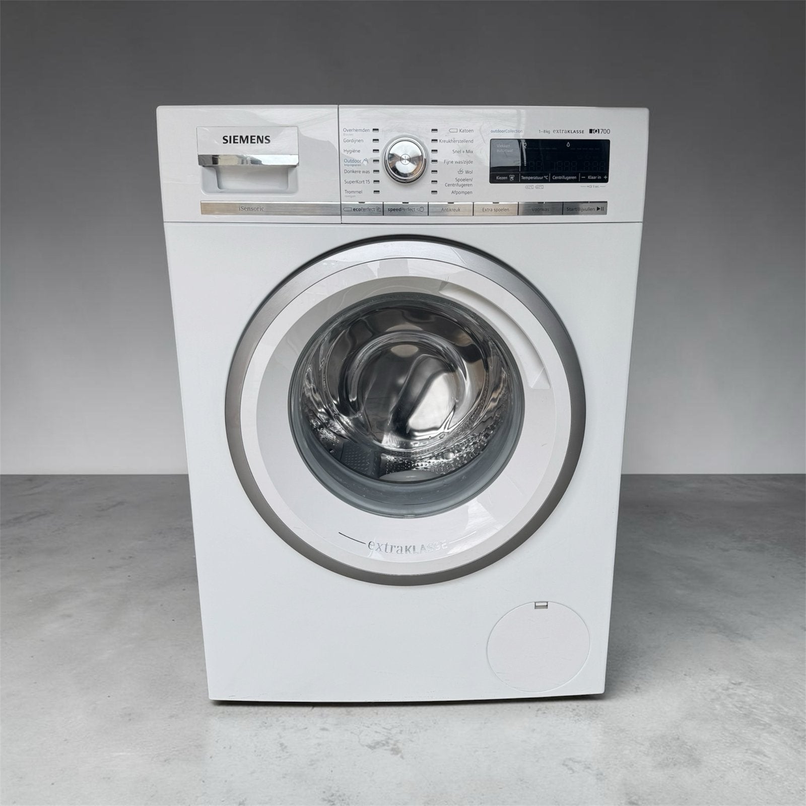Siemens IQ700 I-Sensoric 8Kg Wasmachine Refurbished, Ophalen, 6 tot 8 kg, Refurbished, 1600 toeren of meer