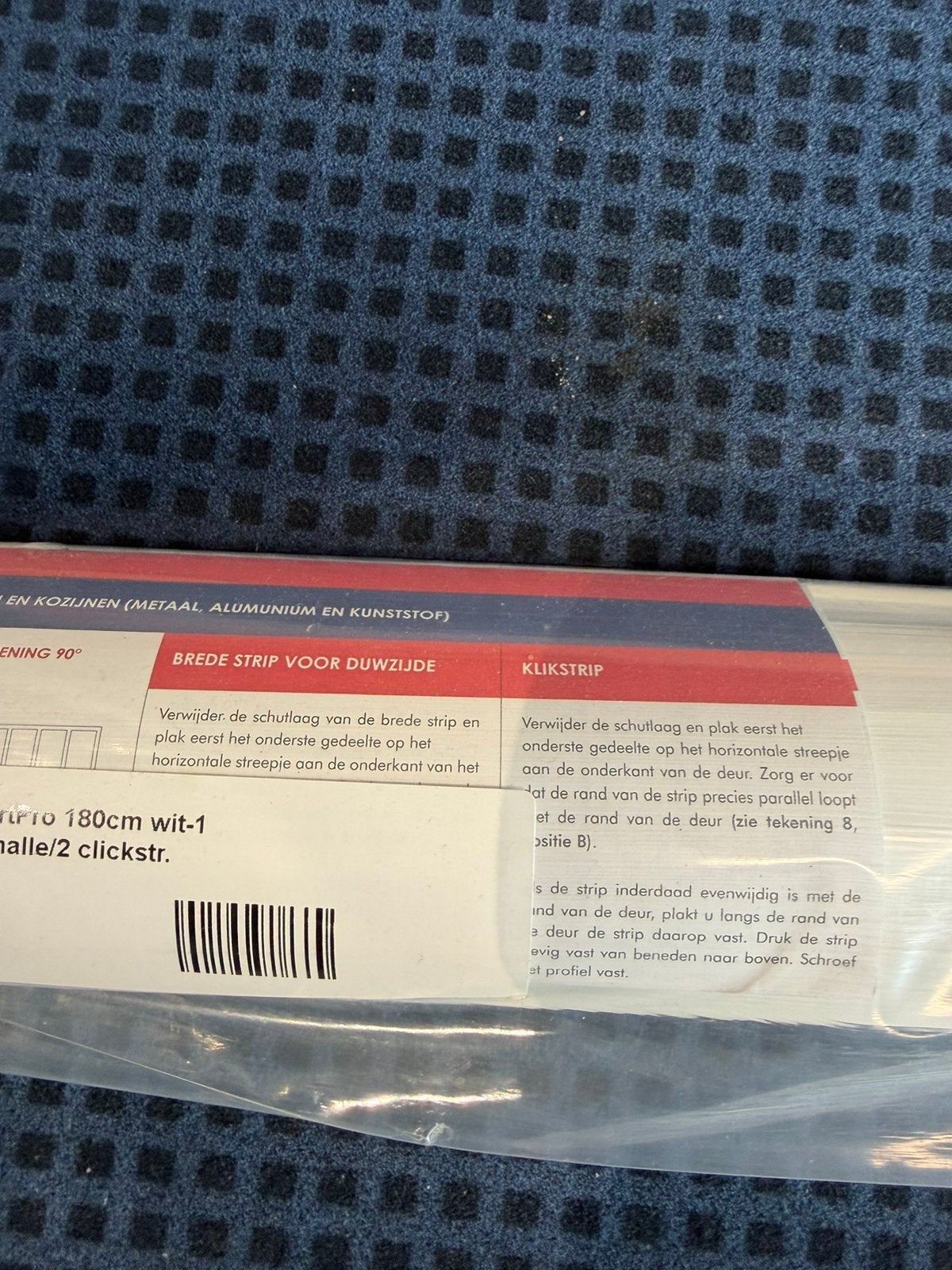 Deurstrip finger alert (2 stuks), Ophalen, Kunststof, Minder dan 80 cm, Binnendeur