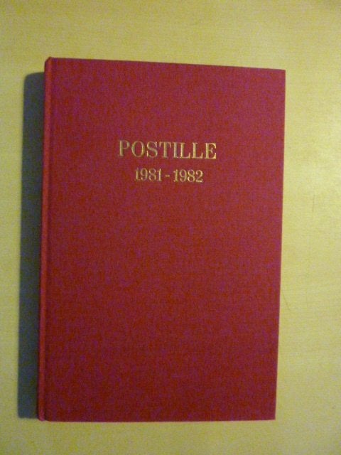 Postille 1981 - 1982, Ophalen of Verzenden, Zo goed als nieuw