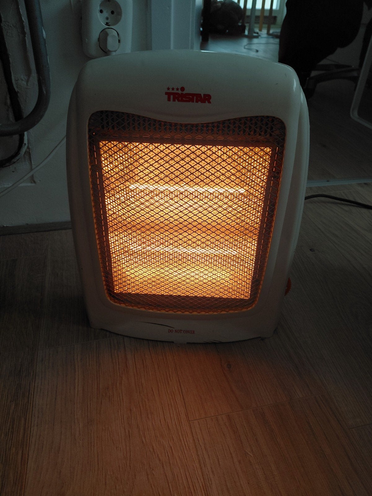 camping kacheltje halogen heater tristar, Caravans en Kamperen, Ophalen, Gebruikt
