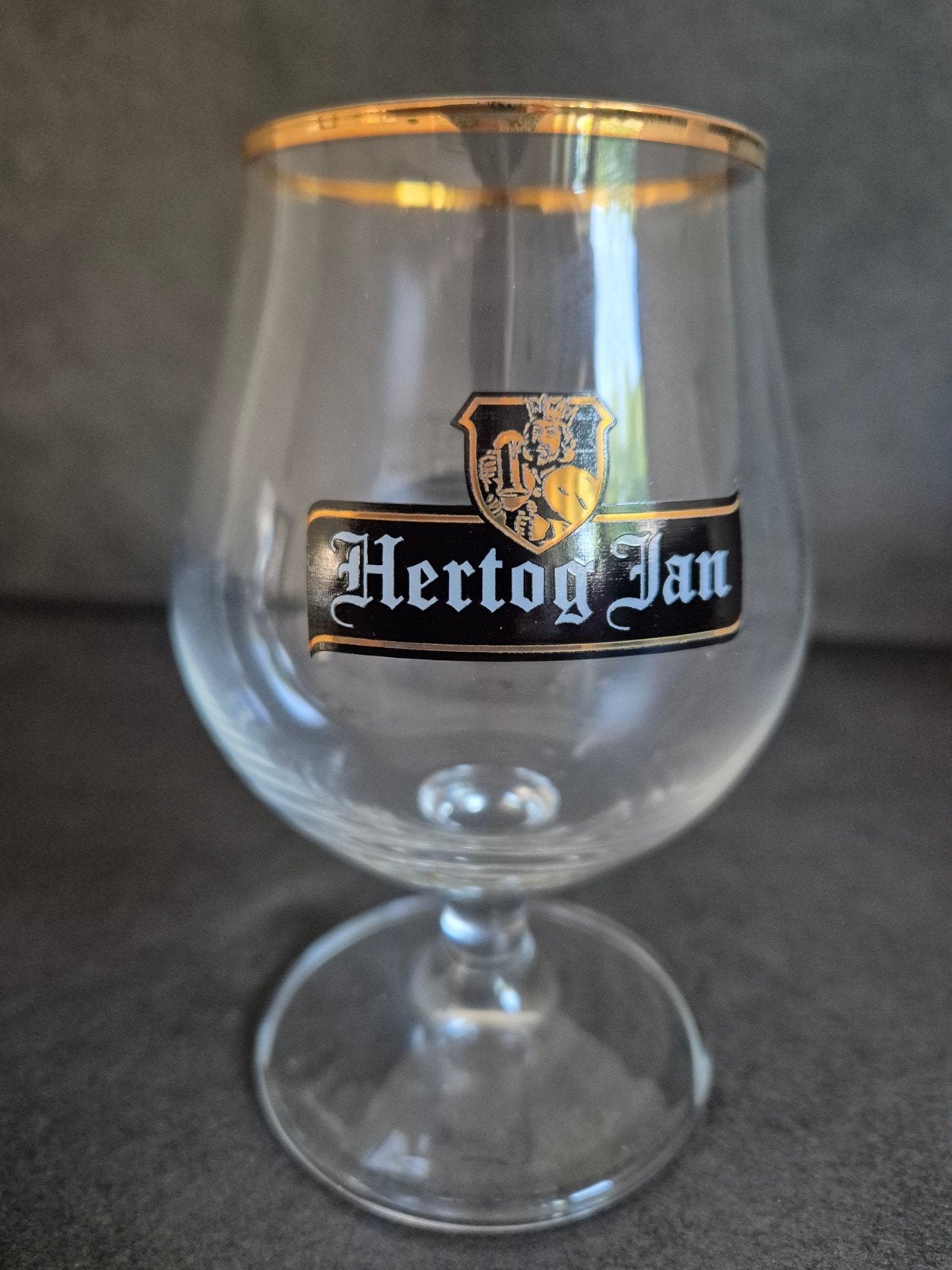 bierglazen op voet van Hertog, nieuw, Ophalen of Verzenden, Nieuw, Glas of Glazen, Hertog Jan