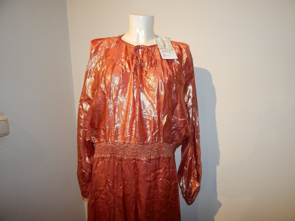 Sundress Nieuwe maxi dress koraal kleur glans nieuw XL/XXL, Verzenden, Maat 46/48 (XL) of groter, Nieuw, Oranje