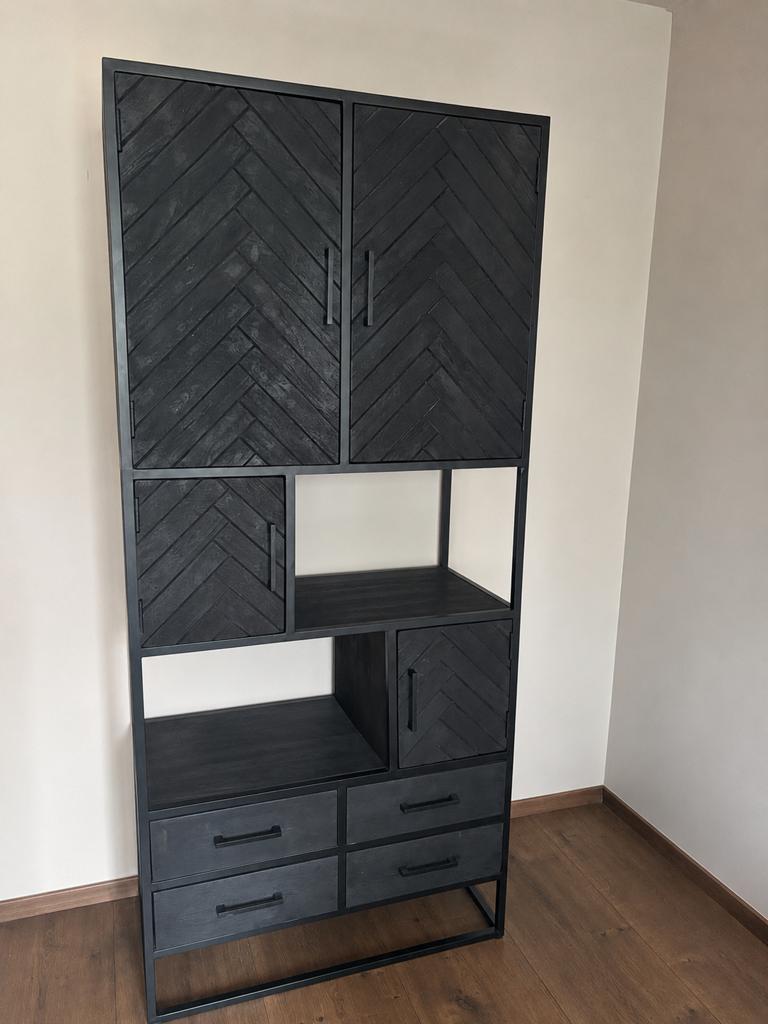 Vakkenkast, Ophalen, Zo goed als nieuw, Minder dan 150 cm, Metaal
