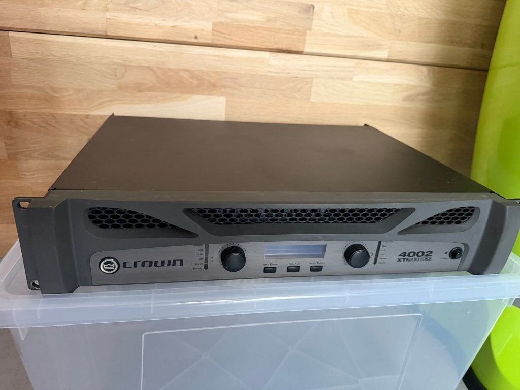 Crown XTI4002 Versterker (2x) professionele audio, Ophalen, Gebruikt, Audio
