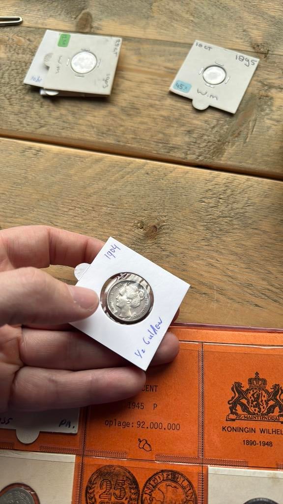 1/2 gulden 1904, Ophalen of Verzenden, Koningin Wilhelmina, ½ gulden
