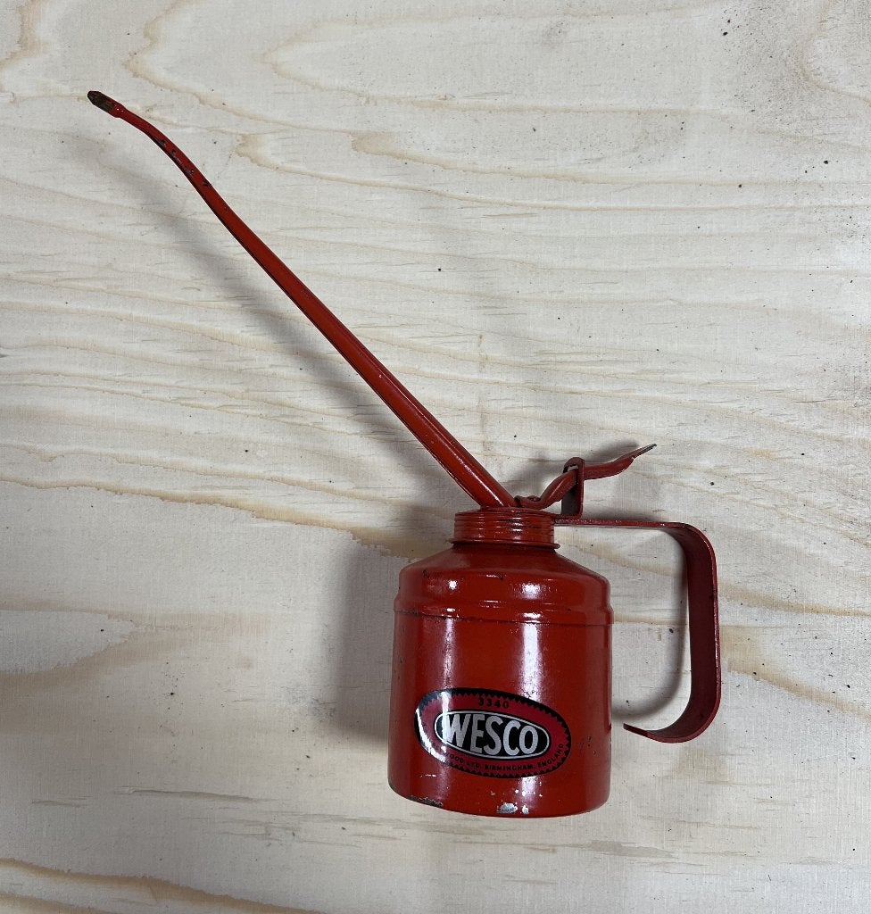 oud Wesco oliekannetje, Ophalen