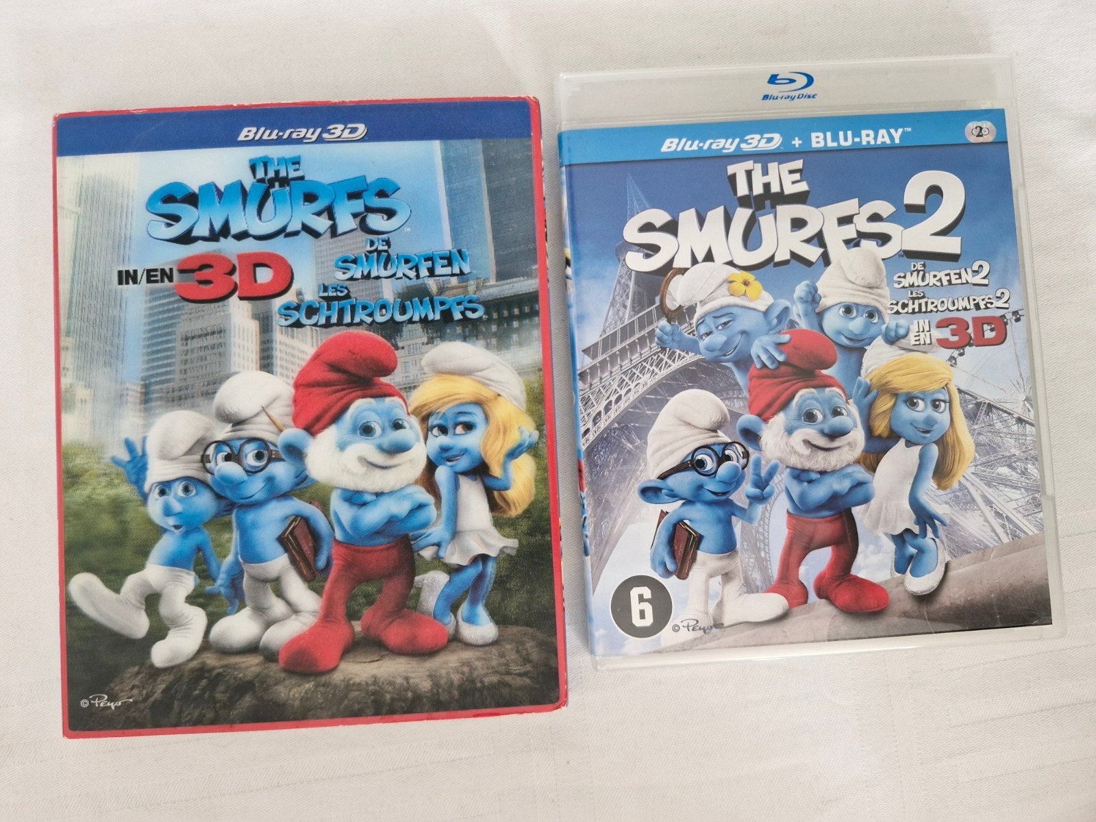The Smurfs 3D set, Ophalen of Verzenden, Zo goed als nieuw, Tekenfilms en Animatie