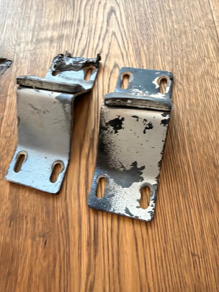 Land Rover Defender 110 achterbankbeugels, 2 stuks, Ophalen of Verzenden, Gebruikt, Land Rover