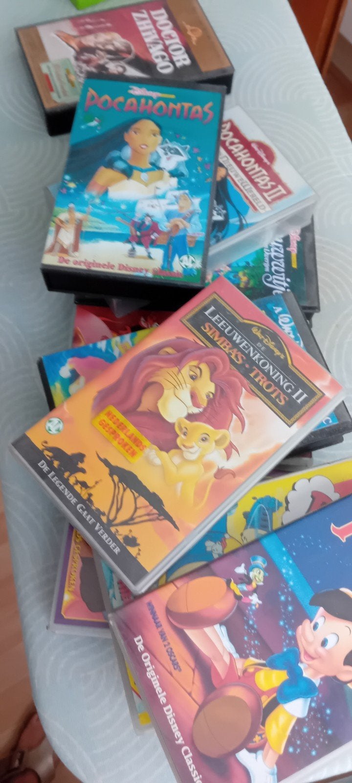 15 VHS banden. Ook eurodisney( orginele), Cd's en Dvd's, VHS | Kinderen en Jeugd, Alle leeftijden, Ophalen, Zo goed als nieuw