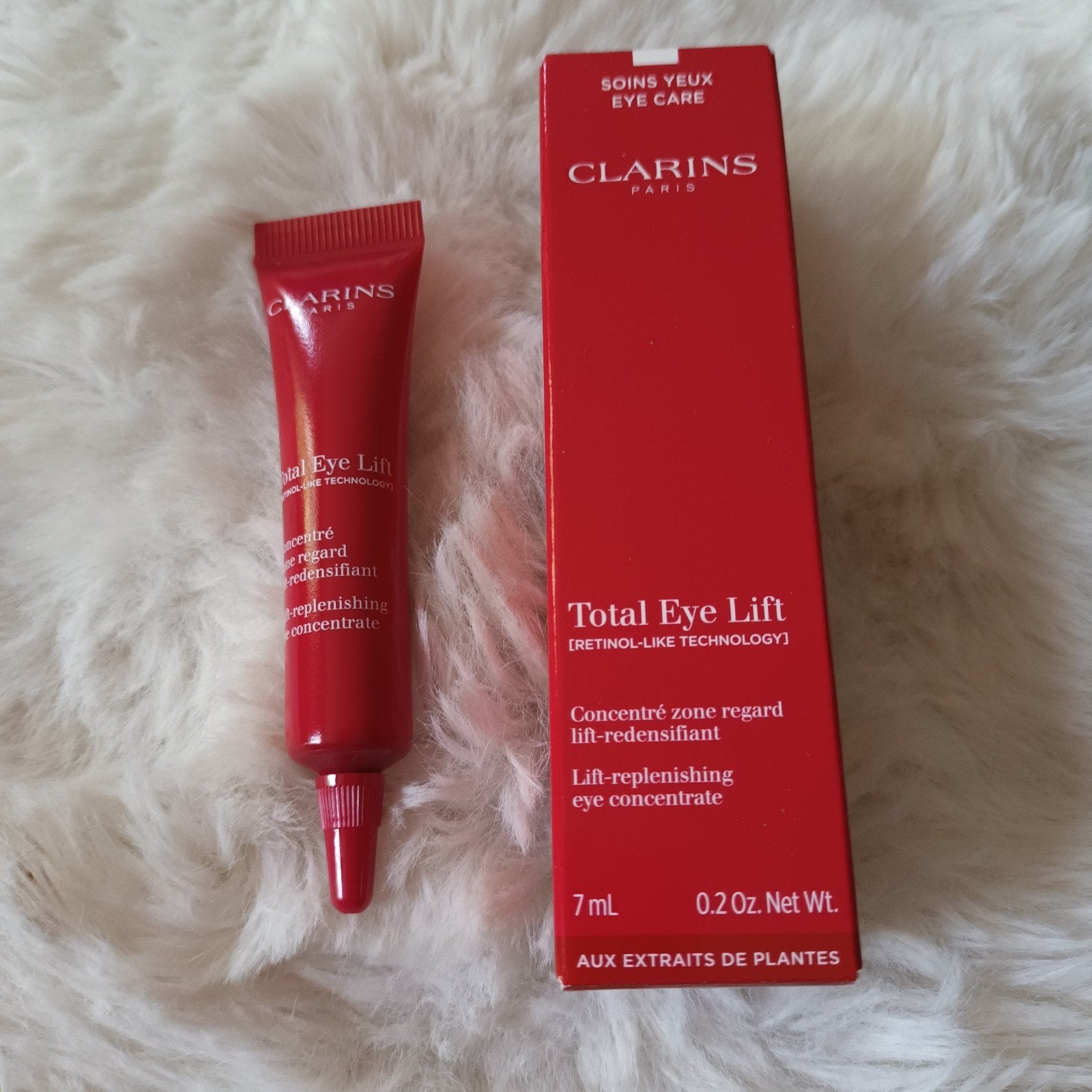 CLARINS total EYE lift...7 ml...nieuw, Ophalen of Verzenden, Nieuw, Ogen