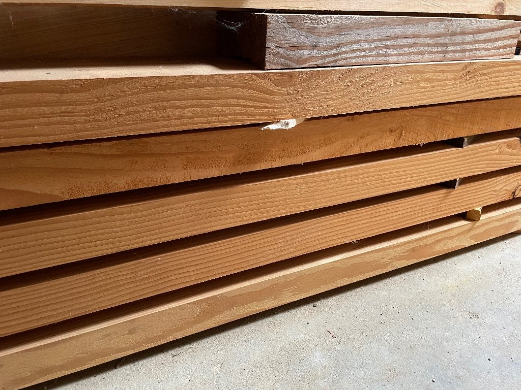 5 st. Douglas balken 190x70 mm geschaafd, diverse lengtes, Ophalen, Nieuw, 250 cm of meer, Balken