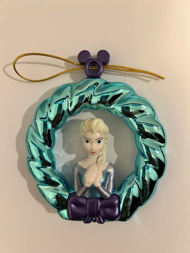 Elsa Disney Kerst Kransje Ornament Turquoise, Ophalen of Verzenden, Overige figuren, Nieuw, Beeldje of Figuurtje