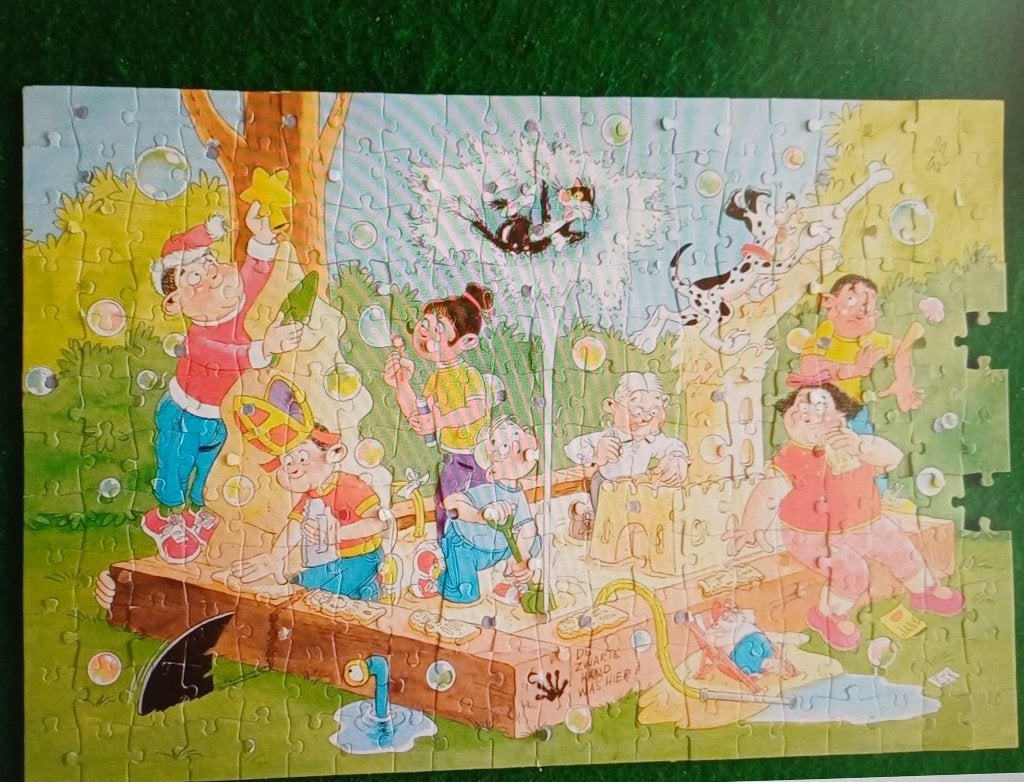 Jan van Haasteren Junior - De Zandbak, Ophalen of Verzenden, Minder dan 500 stukjes, Gebruikt, Legpuzzel