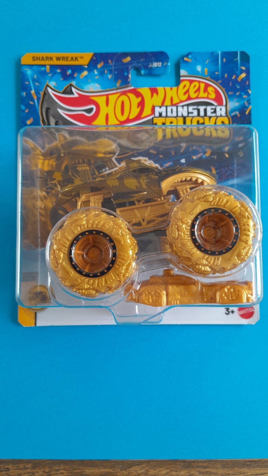 Hot Wheels Monster Trucks Shark Wreak Special 1/1 Goud, Ophalen of Verzenden, Nieuw, Overige typen