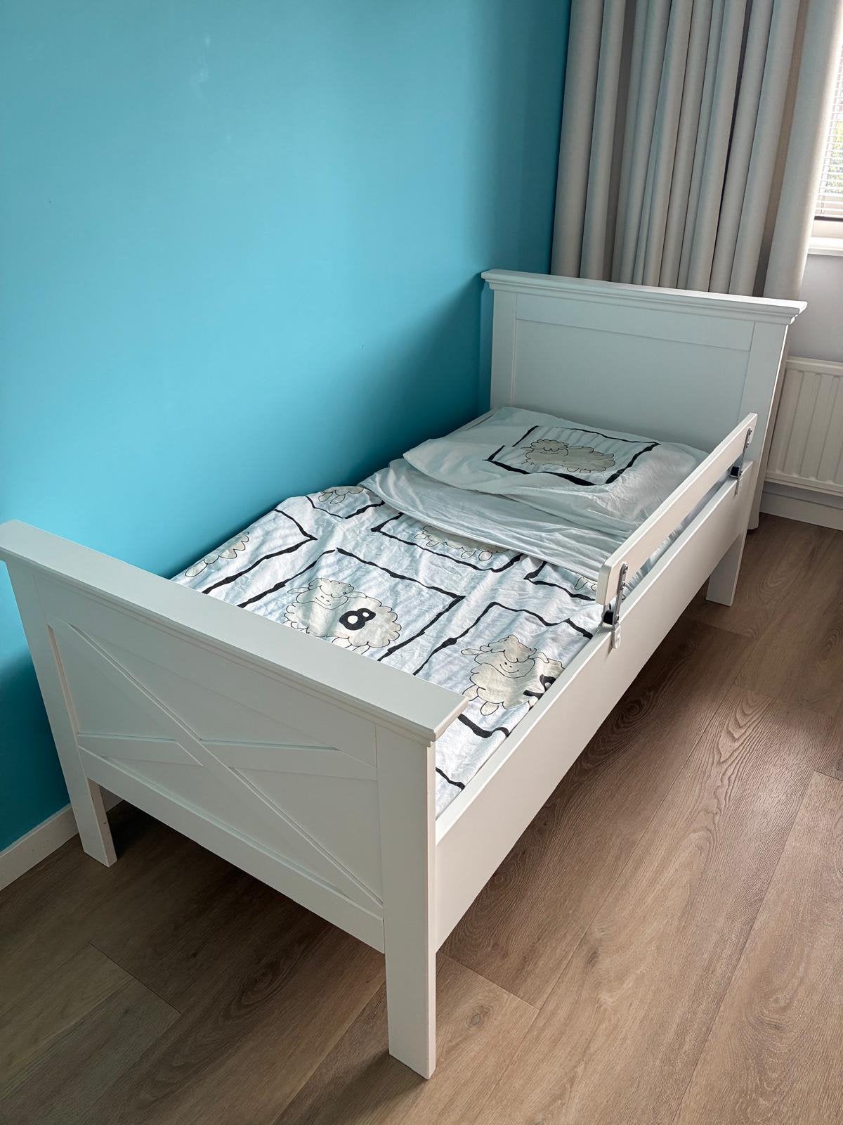 Kidsmill peuterbed 70x150 incl. Aerosleep matras&accessoires, Ophalen, Gebruikt, 70 tot 85 cm, 140 tot 160 cm