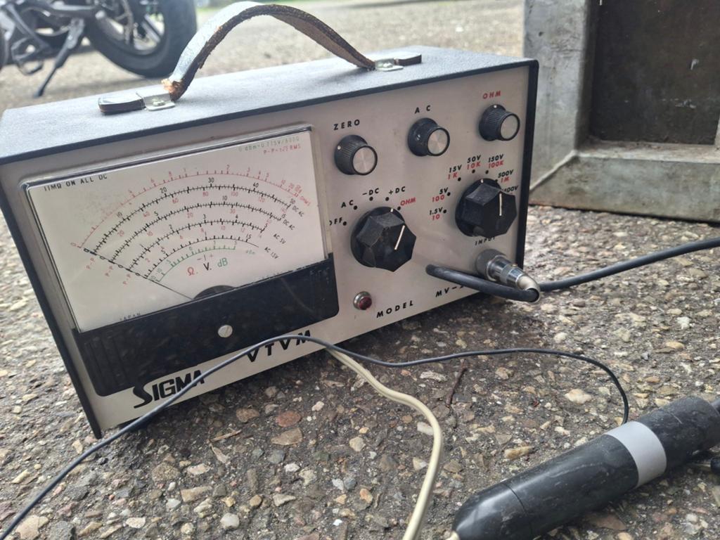 Sigma VTVM Model MV21 - Vintage Buizen Voltmeter, Gebruikt, Onbekend, Elektriciteit, Ophalen of Verzenden
