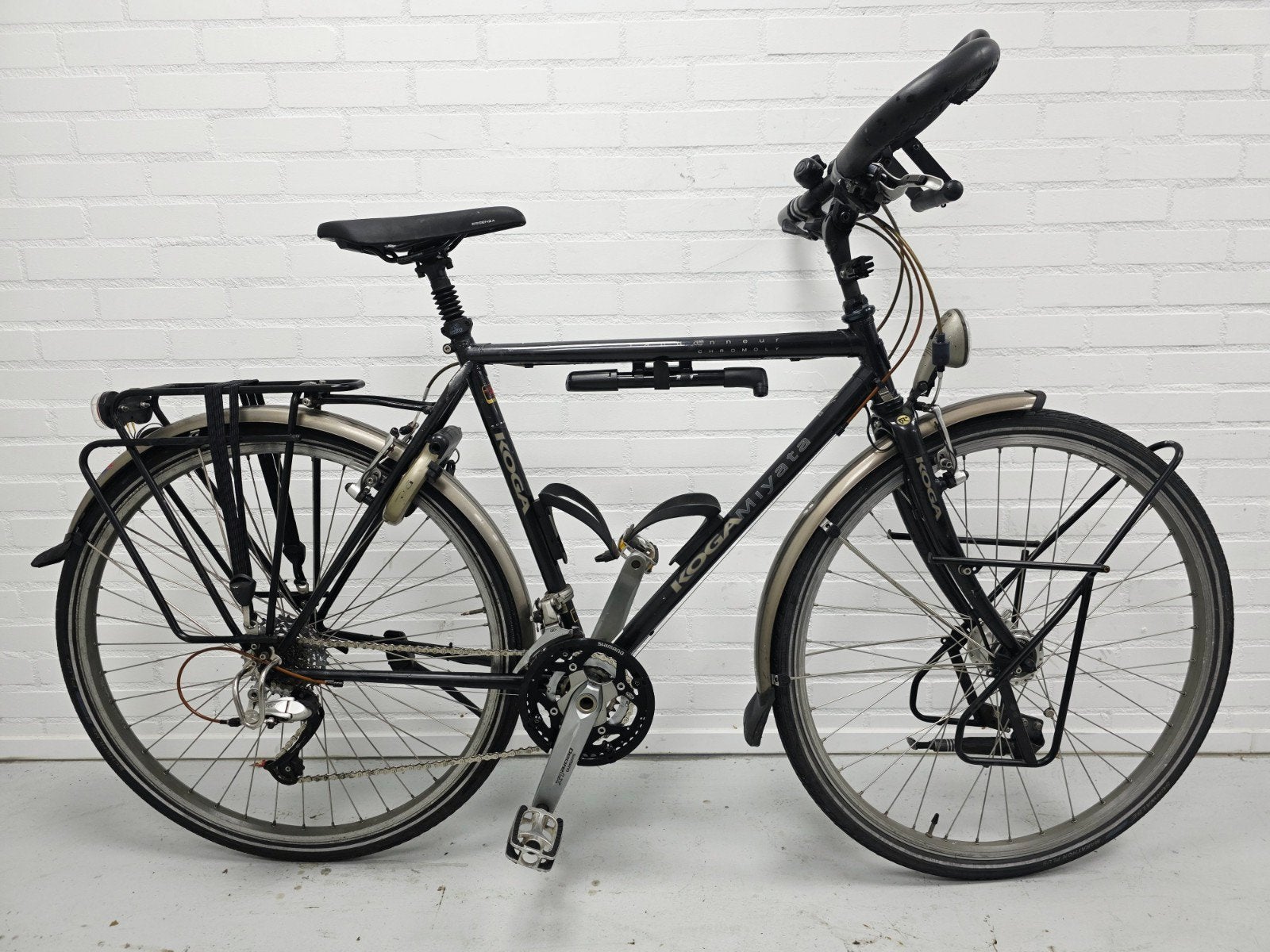 Koga Randonneur Chromoly 54 cm hybride trekkingfiets, Ophalen, Gebruikt, Staal, Velgrem