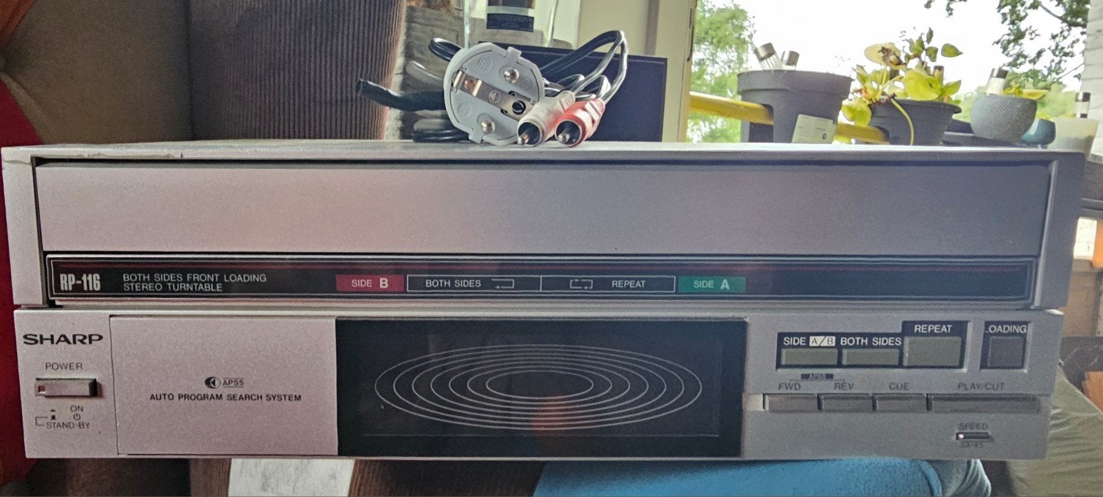 Zeldzame Sharp RP-116H(S) Stereo Draaitafel - Uniek Design, Overige merken, Gebruikt, Automatisch, Ophalen of Verzenden