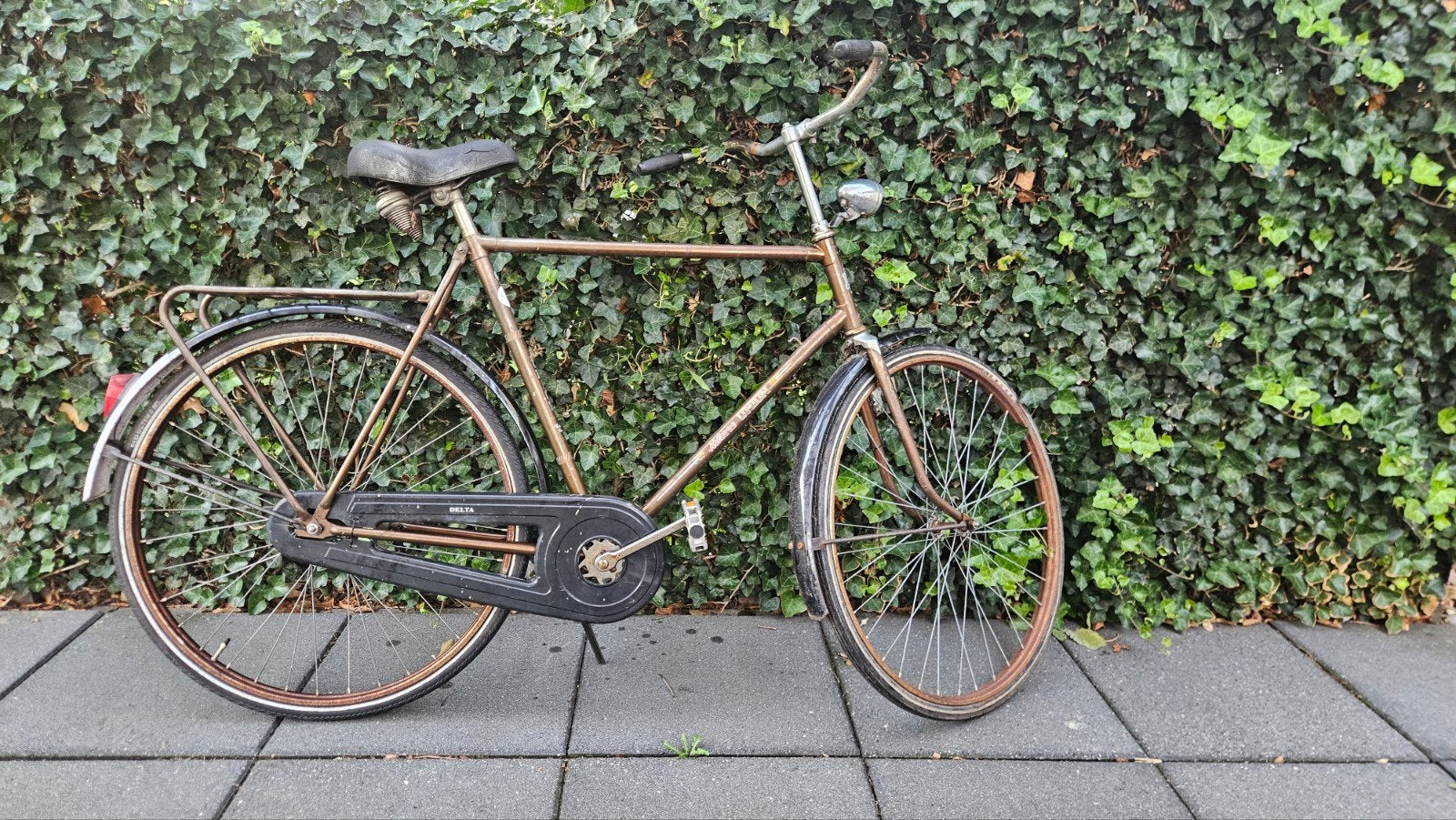 Union Arizona Stationsfiets met werkende verlichting, Fietsen en Brommers, Terugtraprem, Ophalen, Overige merken, 53 tot 56 cm
