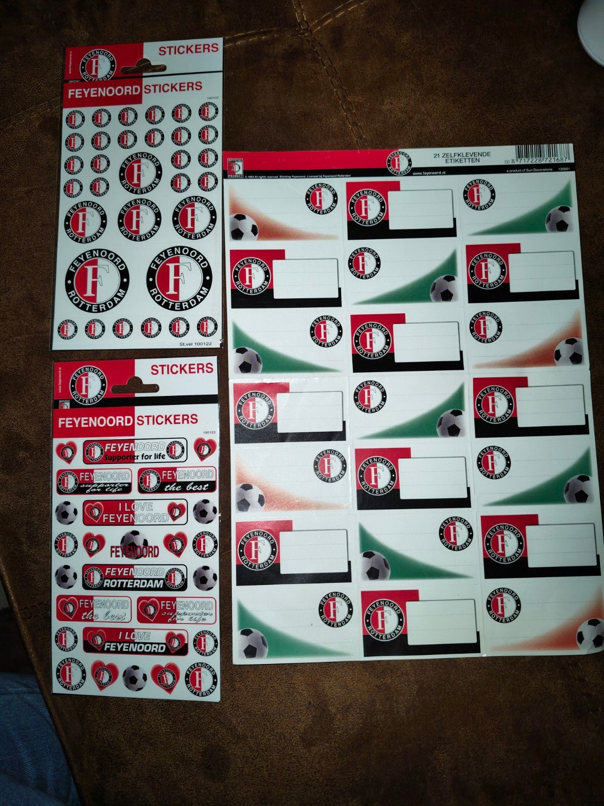 Feyenoord Stickers en Zelfklevende Etiketten, Ophalen of Verzenden, Nieuw, Sport