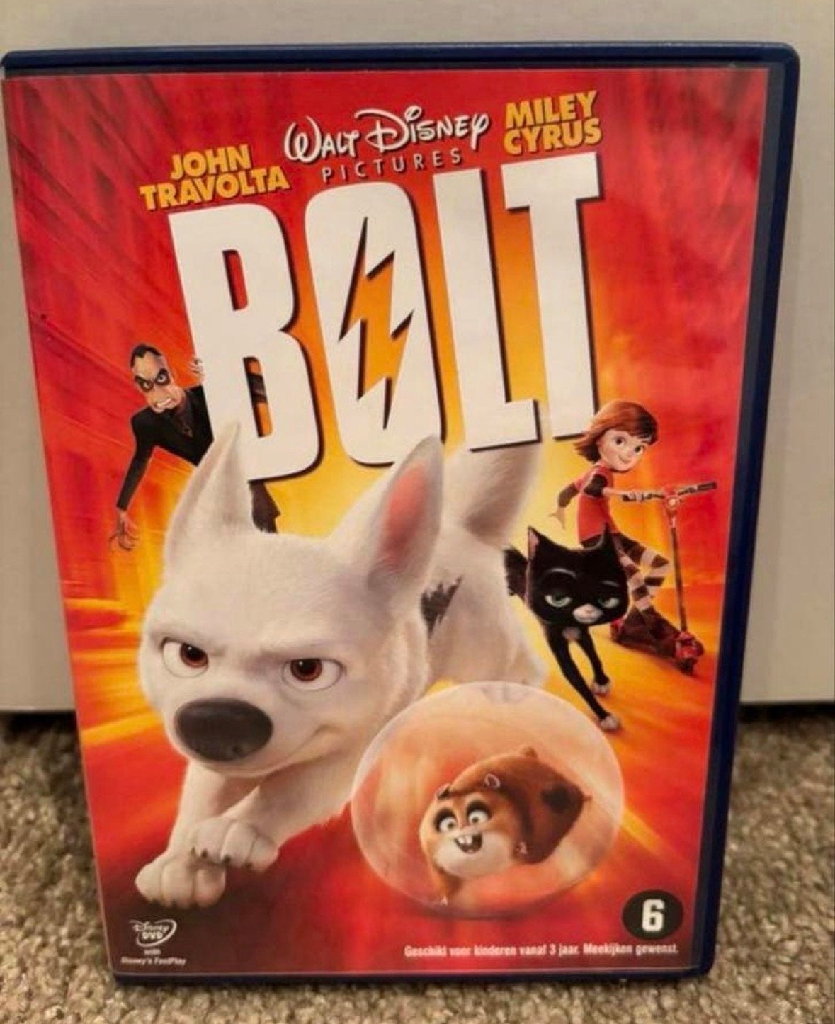 Dvd bolt, Cd's en Dvd's, Dvd's | Tekenfilms en Animatie, Ophalen of Verzenden, Zo goed als nieuw