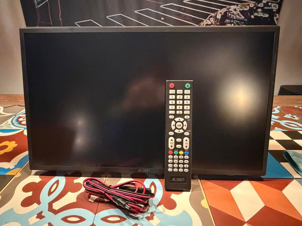 Alden ultrawide LED TV caravan/camper 22 inch, Ophalen of Verzenden, Zo goed als nieuw