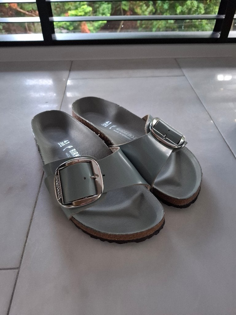 Birckenstock licht groen maat 41, Slippers, Verzenden, Zo goed als nieuw, Groen