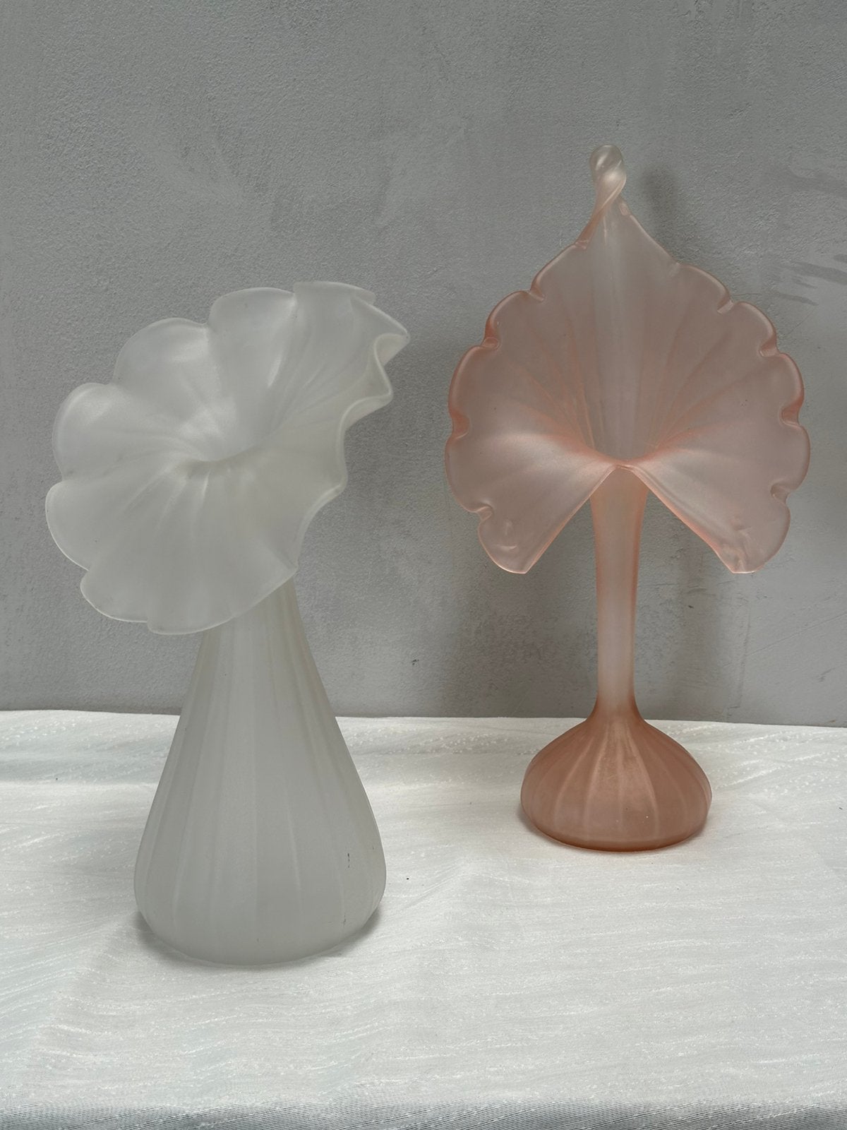 Mid Century Jack in the Pulpit vaas / vazen, Gebruikt, Overige kleuren, Ophalen of Verzenden, Glas