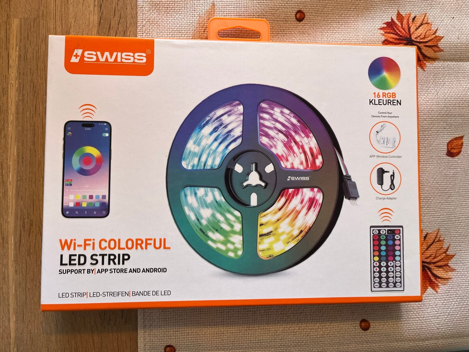Swiss Wi-Fi Kleurrijke LED Strip - 5 Meter RGB, Overige merken, Meerkleurig, Nieuw, Ophalen of Verzenden