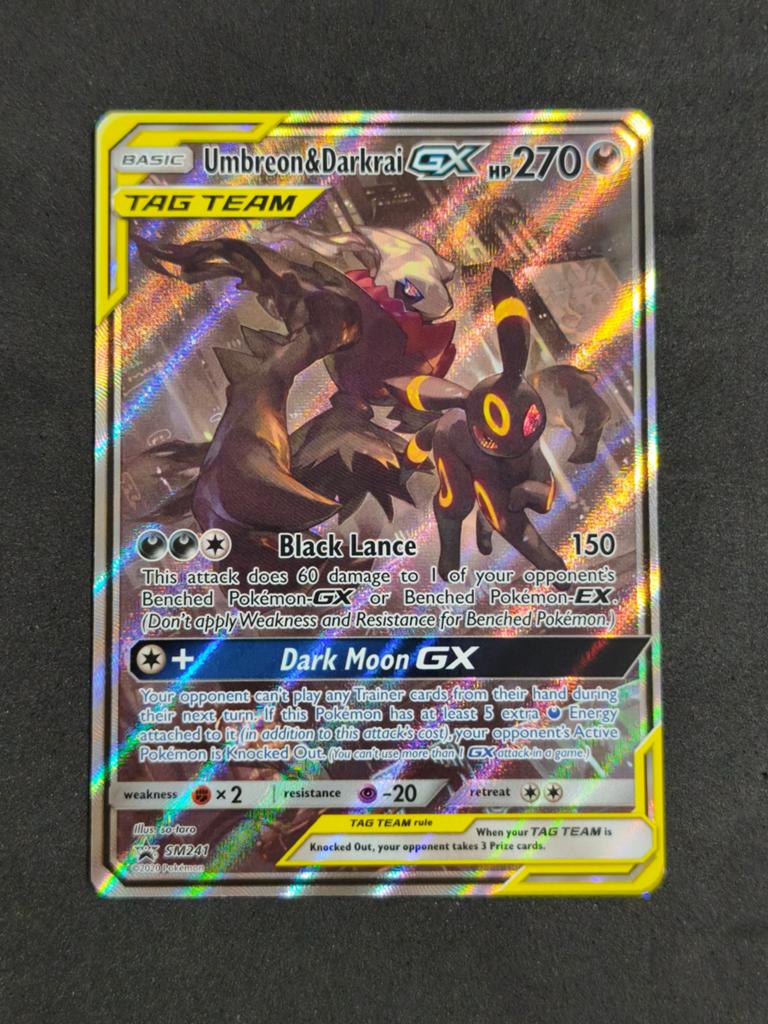 Umbreon & Darkrai GX SM 241, Ophalen of Verzenden, Zo goed als nieuw