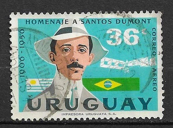 URUGUAY 1956, Ophalen of Verzenden, Gestempeld, Zuid-Amerika