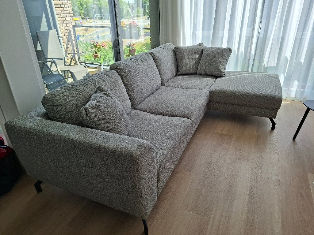 Lissabon hoekbank Seats & Sofas - Zo goed als nieuw, Ophalen, Zo goed als nieuw, Stof