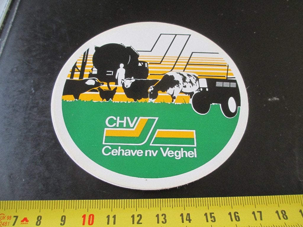 sticker Veghel Cehave NV  CHV  RR2425 *, Verzamelen, Ophalen of Verzenden, Zo goed als nieuw