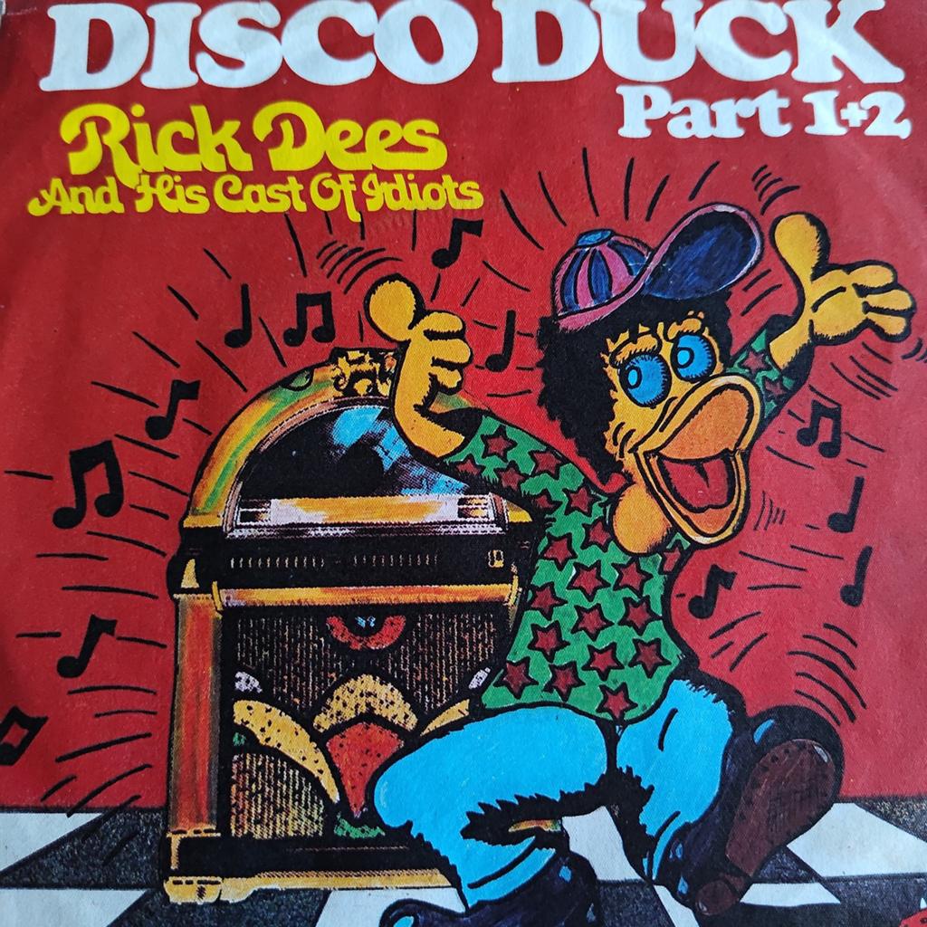 Rick Dees - Disco Duck Part 1+2 (Vinyl Single), Ophalen of Verzenden, 1970 - 1979, Gebruikt, 7 inch