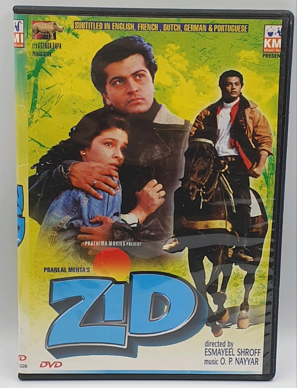 Zid DVD - Bollywood film met Engelse ondertiteling, Gebruikt, Alle leeftijden, Engels, Ophalen of Verzenden