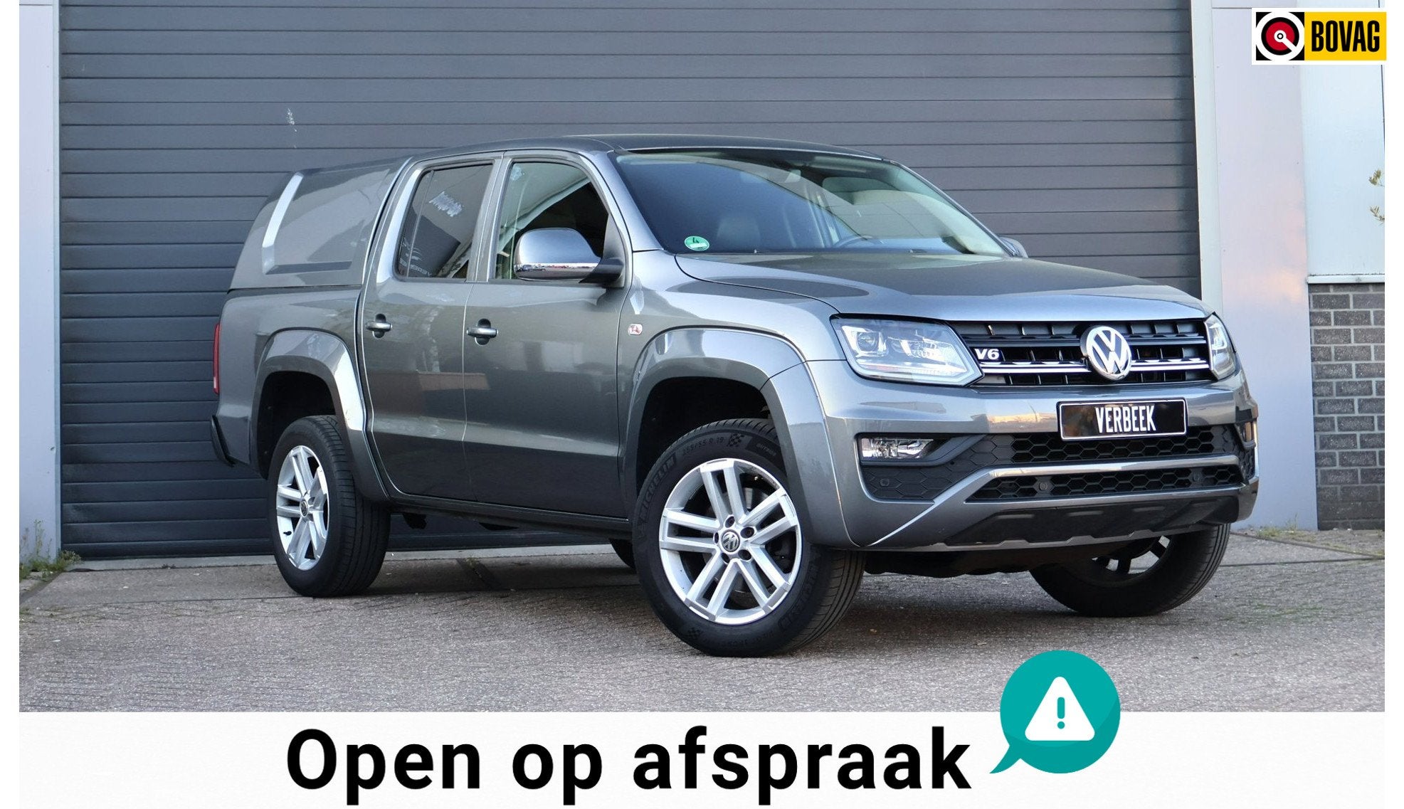 Volkswagen Amarok 3.0 TDI Plus Cab Comfortline Leder/Luxe/Na, Auto's, Automaat, Gebruikt, Zwart, Diesel