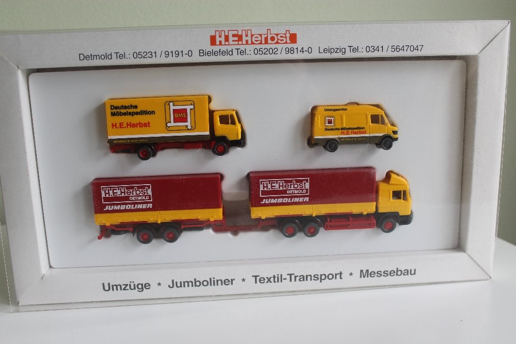 Wiking promotieset "Herbst", Hobby en Vrije tijd, Ophalen of Verzenden, Zo goed als nieuw, Bus of Vrachtwagen, Wiking